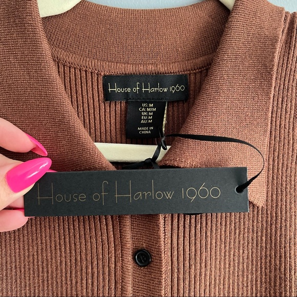 House of Harlow 1960 x Sophia Richie Inaya Dress Medium NWT - Picture 2 of 3